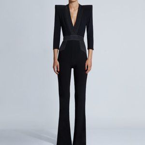 Zhivago Black Structured Jumpsuit